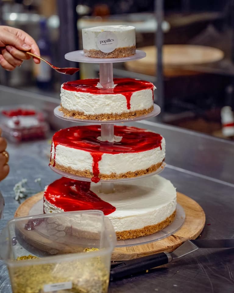 Cheesecake fekkas - la spécialité Popilles
