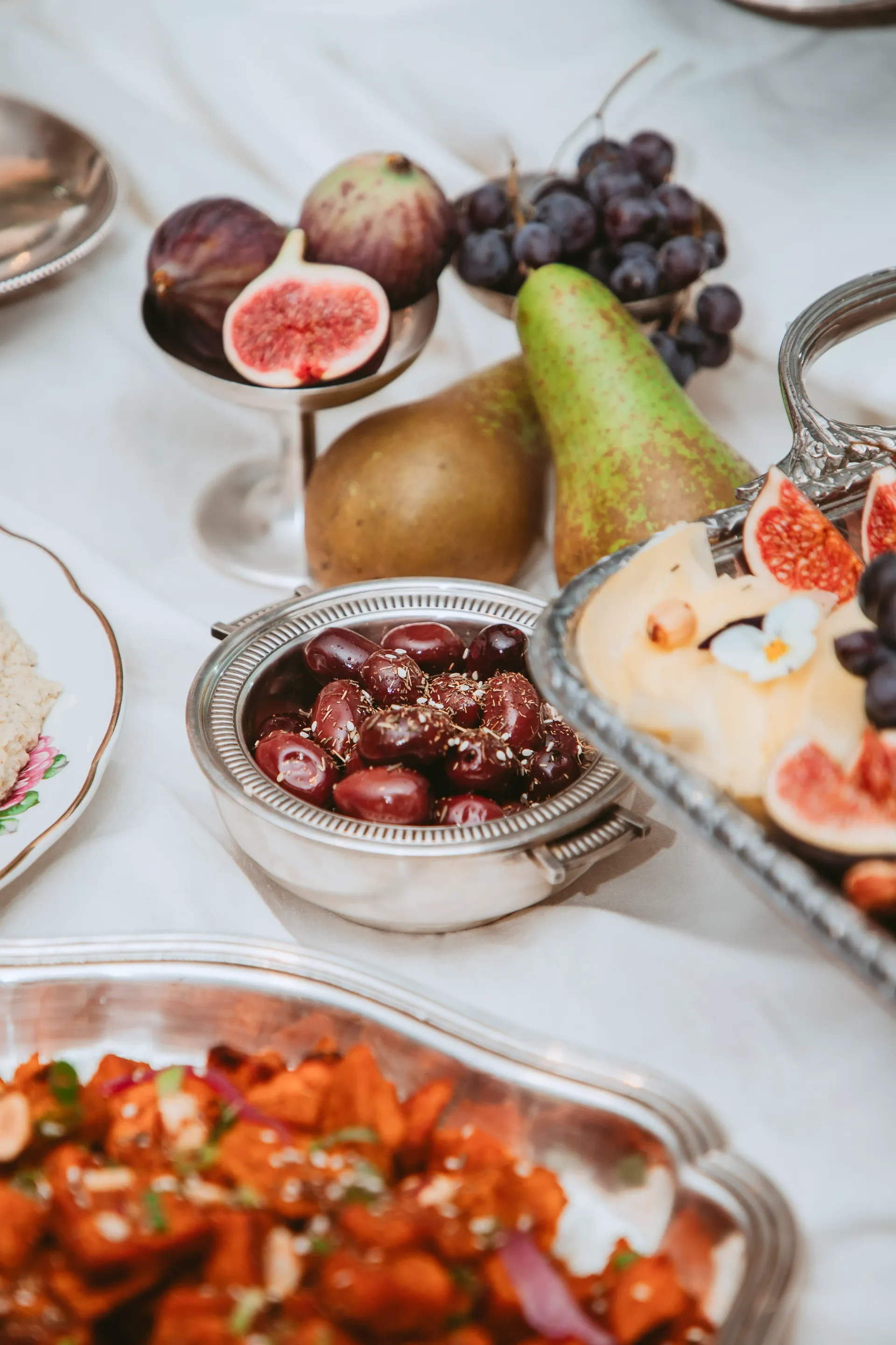 Fruits de saison et olives kalamata